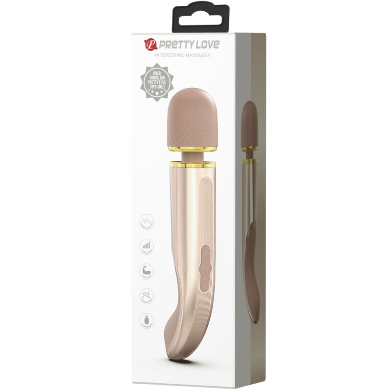 PRETTY LOVE -  WAND VIBRATOR - CHAMPAGN