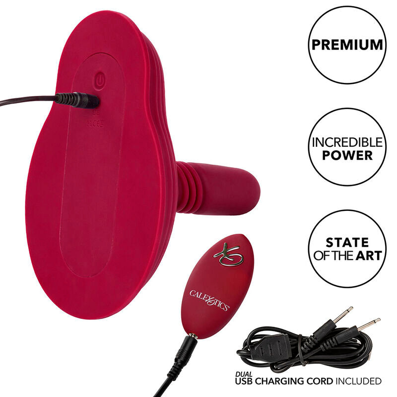 CALEXOTICS - RIDER VIBRATOR REMOTE CONTROL RED