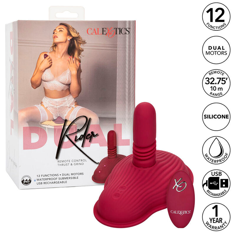 CALEXOTICS - RIDER VIBRATOR REMOTE CONTROL RED