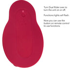 CALEXOTICS - RIDER VIBRATOR REMOTE CONTROL RED