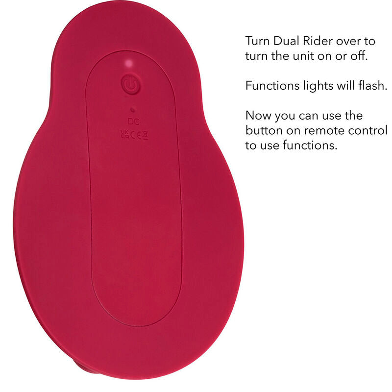 CALEXOTICS - RIDER VIBRATOR REMOTE CONTROL RED