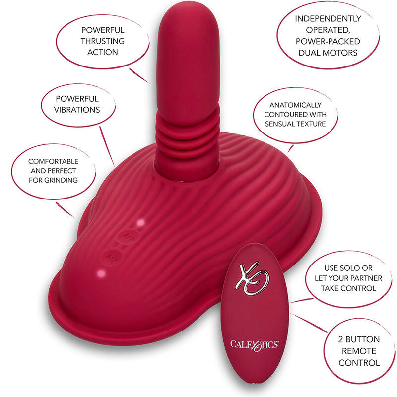 CALEXOTICS - RIDER VIBRATOR REMOTE CONTROL RED
