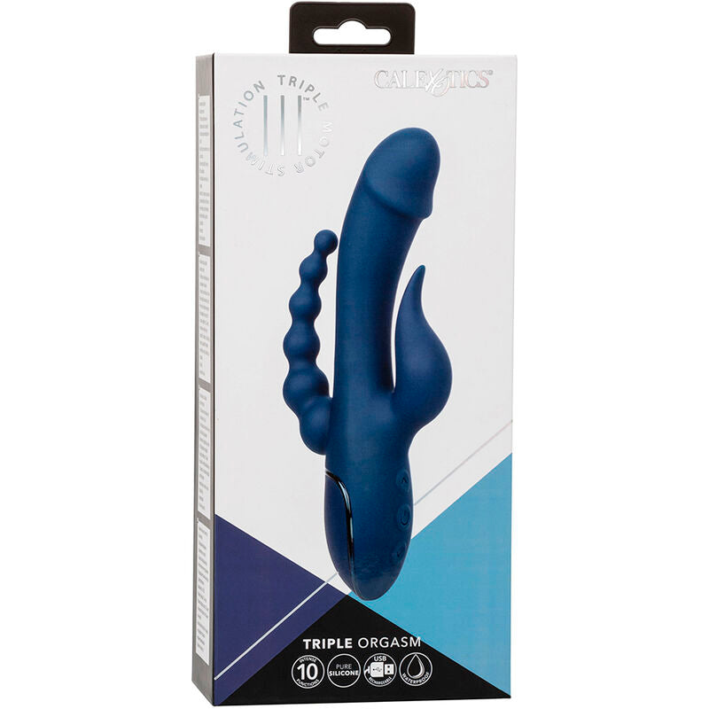 CALEXOTICS - G-SPOT & RABBIT VIBRATOR TROSTRUKI ORGAZAM BLUE