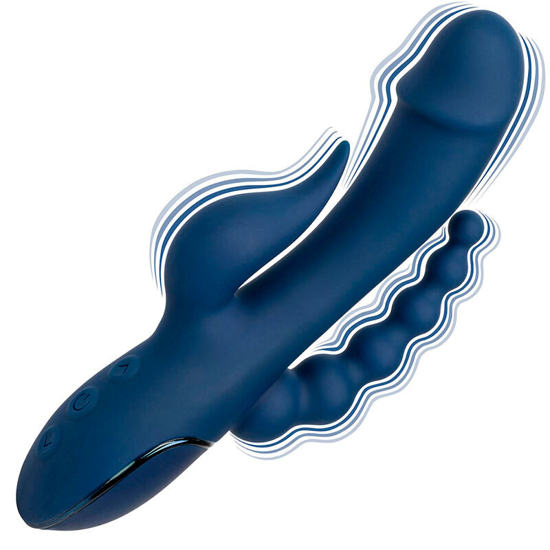 CALEXOTICS - G-SPOT & RABBIT VIBRATOR TROSTRUKI ORGAZAM BLUE