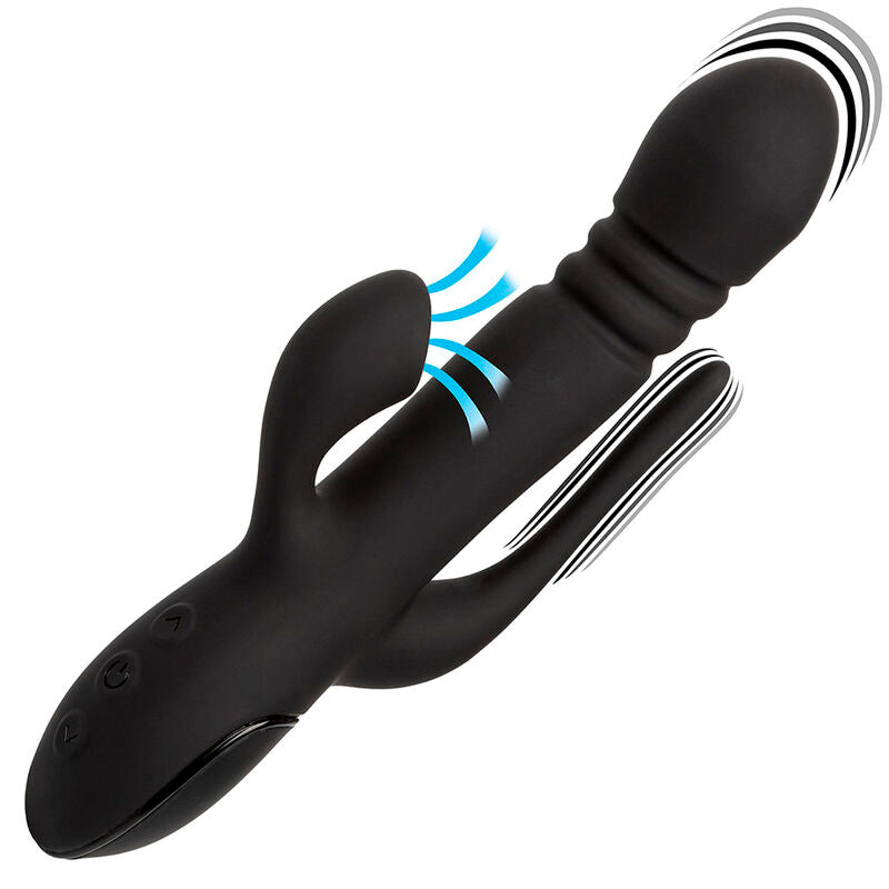 CALEXOTICS - G-SPOT I RABBIT VIBRATOR TRIPLE EUPHORIA BLACK