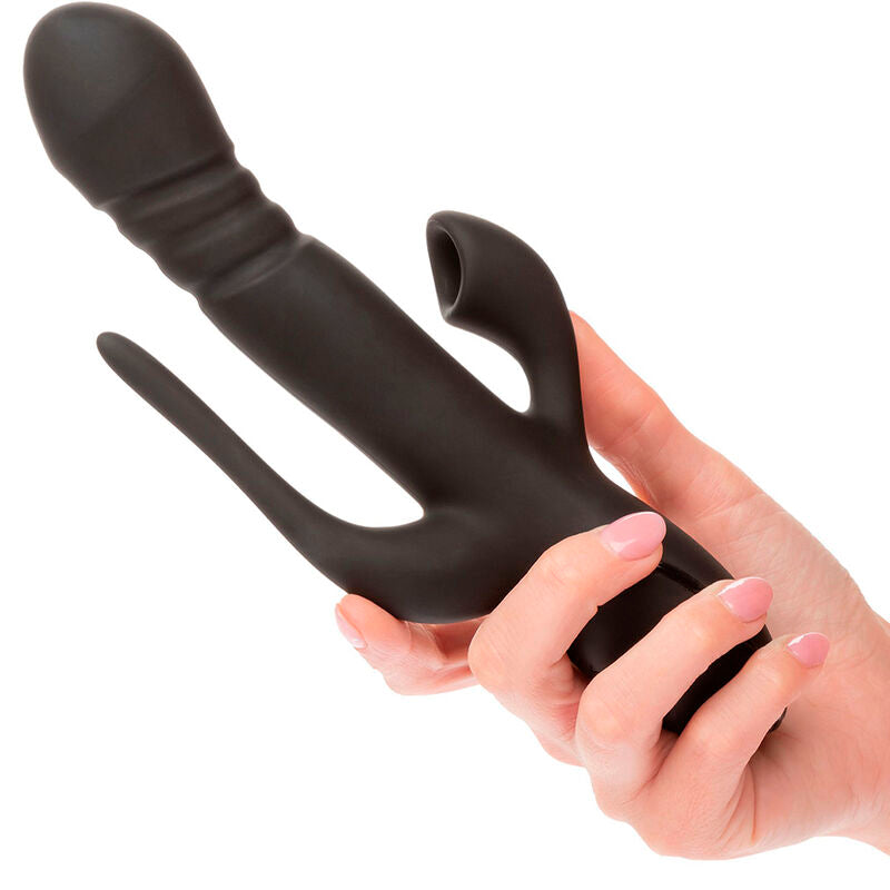 CALEXOTICS - G-SPOT I RABBIT VIBRATOR TRIPLE EUPHORIA BLACK