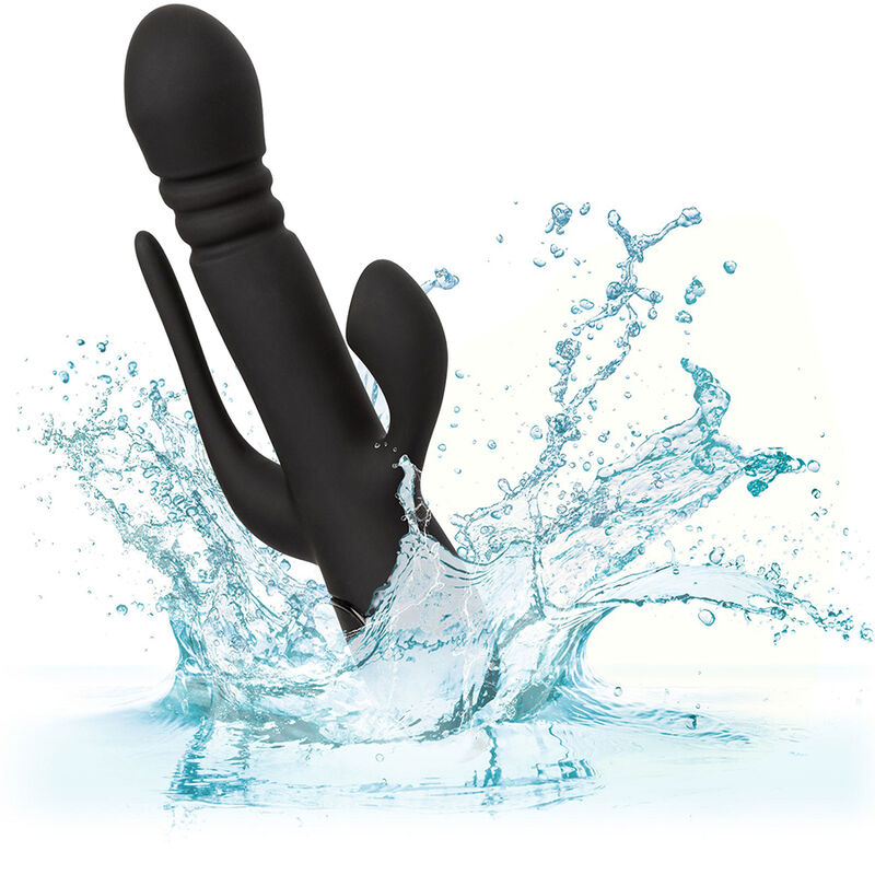 CALEXOTICS - G-SPOT I RABBIT VIBRATOR TRIPLE EUPHORIA BLACK