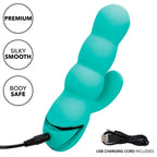 CALEXOTICS - DEL MAR DIVA RABBIT VIBRATOR AQUA GREEN