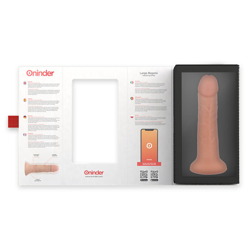 ONINDER - LARGE BOGOTÁ VIBRATOR DILDO - APP