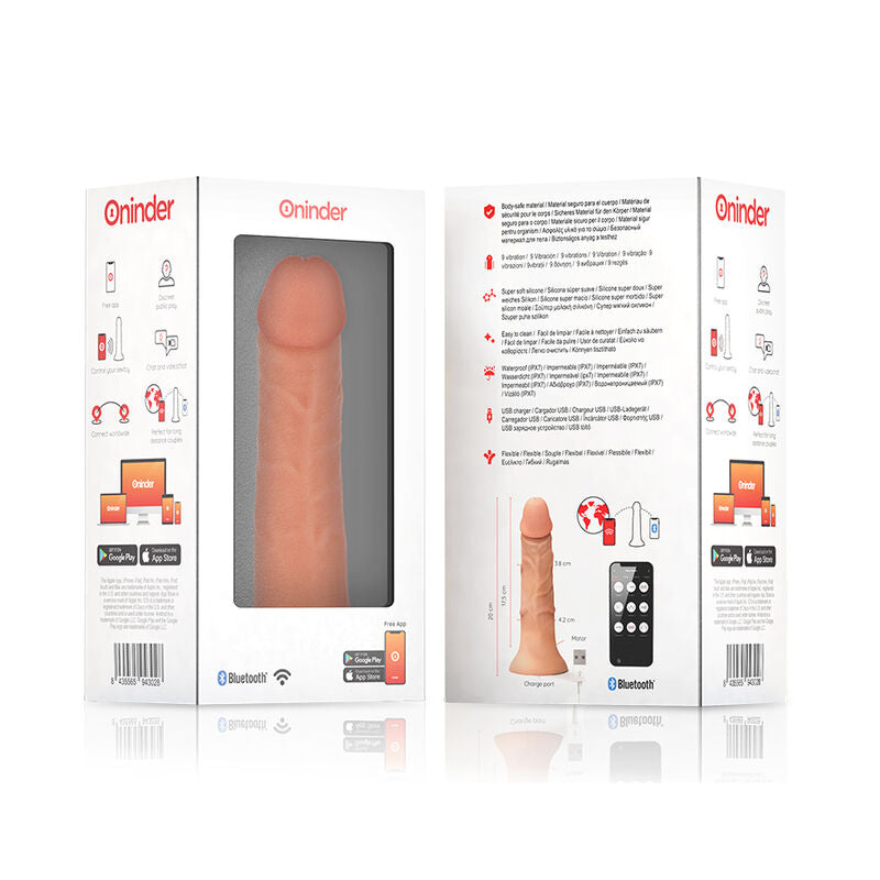 ONINDER - MEDIUM BOGOTÁ VIBRATOR DILDO - APP