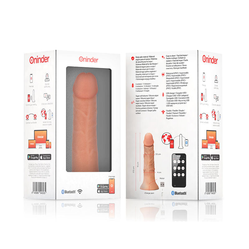 ONINDER - SMALL BOGOTÁ VIBRATOR DILDO - APLIKACIJA