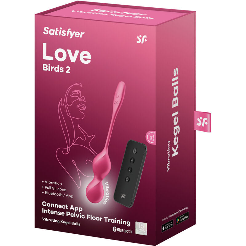 SATISFYER - LOVE BIRDS 2 VIBRIRAJUĆE KEGEL KUGLICE