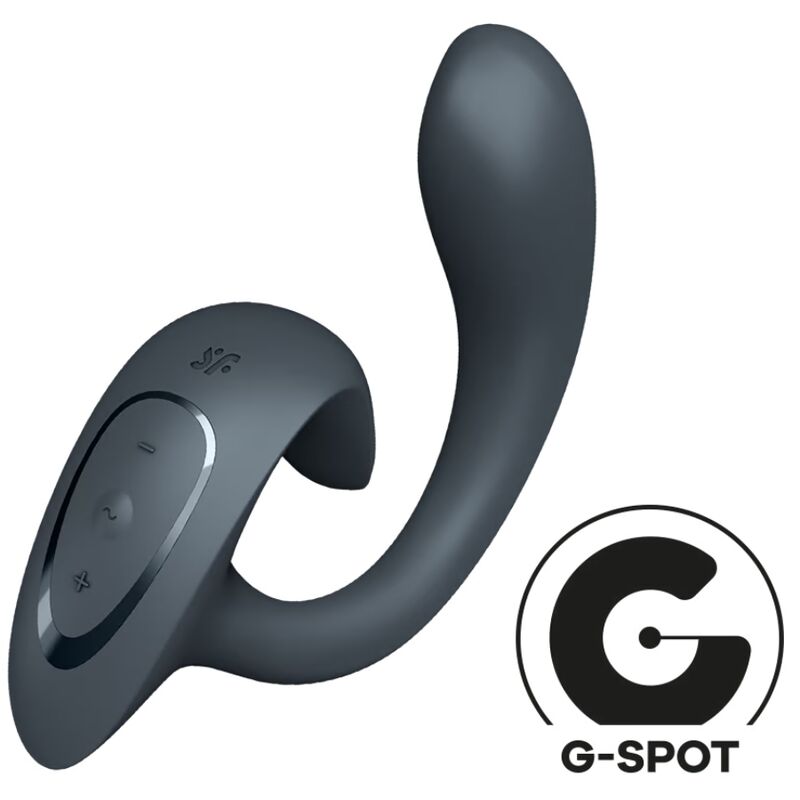 SATISFYER - G FOR GODDESS 1 RABBIT & G-SPOT VIBRATOR DARK GRAY