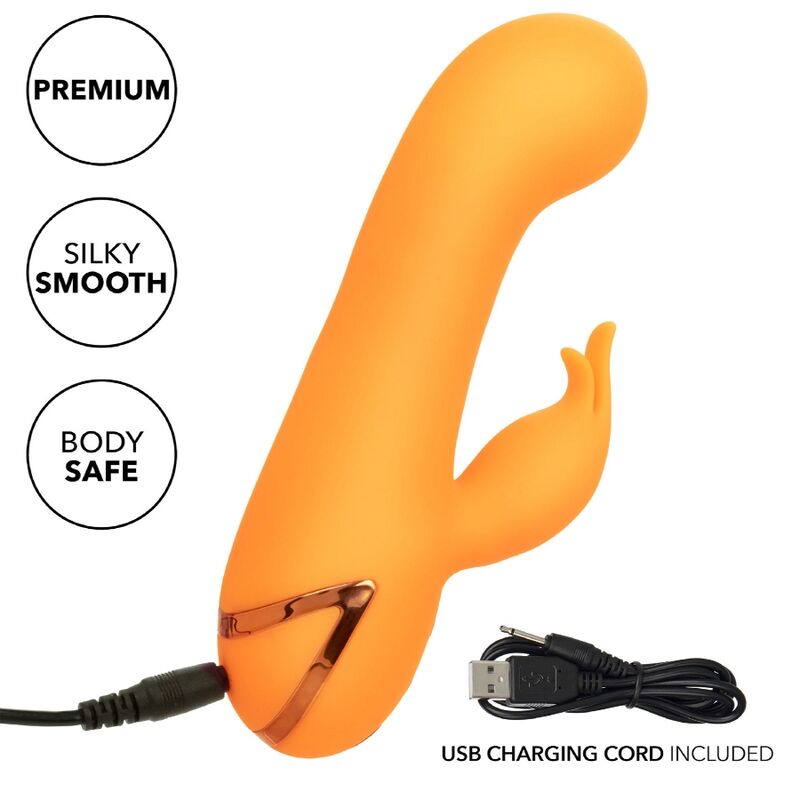 CALEXOTICS - MONTECITO MUSE  RABBIT VIBRATOR ORANGE