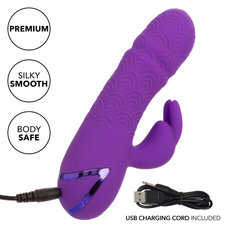 CALEXOTICS - MANHATTAN BEACH RABBIT VIBRATOR PURPLE