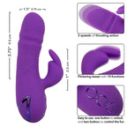 CALEXOTICS - MANHATTAN BEACH RABBIT VIBRATOR PURPLE