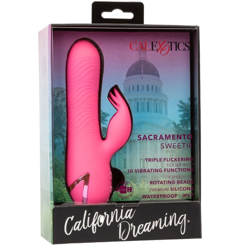 CALEXOTICS -  SACRAMENTO SWEETIE RABBIT VIBRATOR PINK