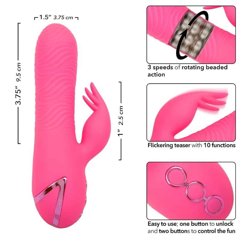 CALEXOTICS -  SACRAMENTO SWEETIE RABBIT VIBRATOR PINK