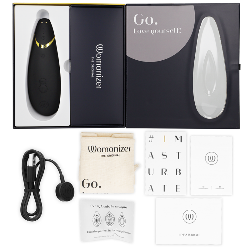 WOMANIZER - PREMIUM 2 STIMULATOR KLITORISA BLACK