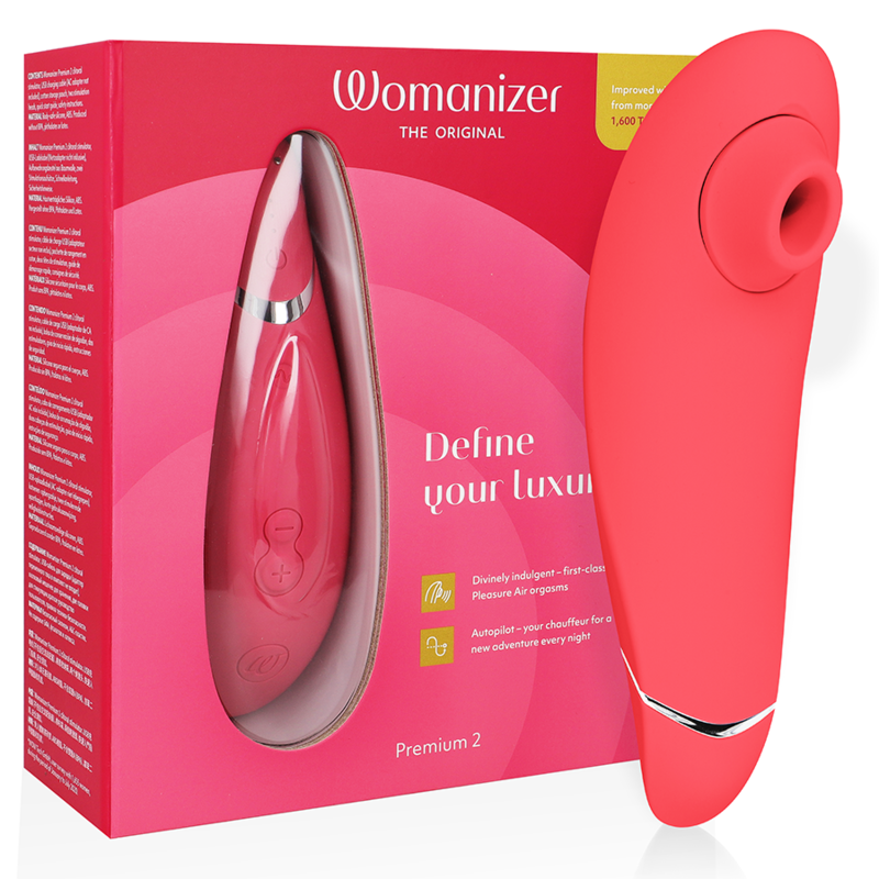 WOMANIZER - PREMIUM 2 STIMULATOR KLITORISA RASPBERRY