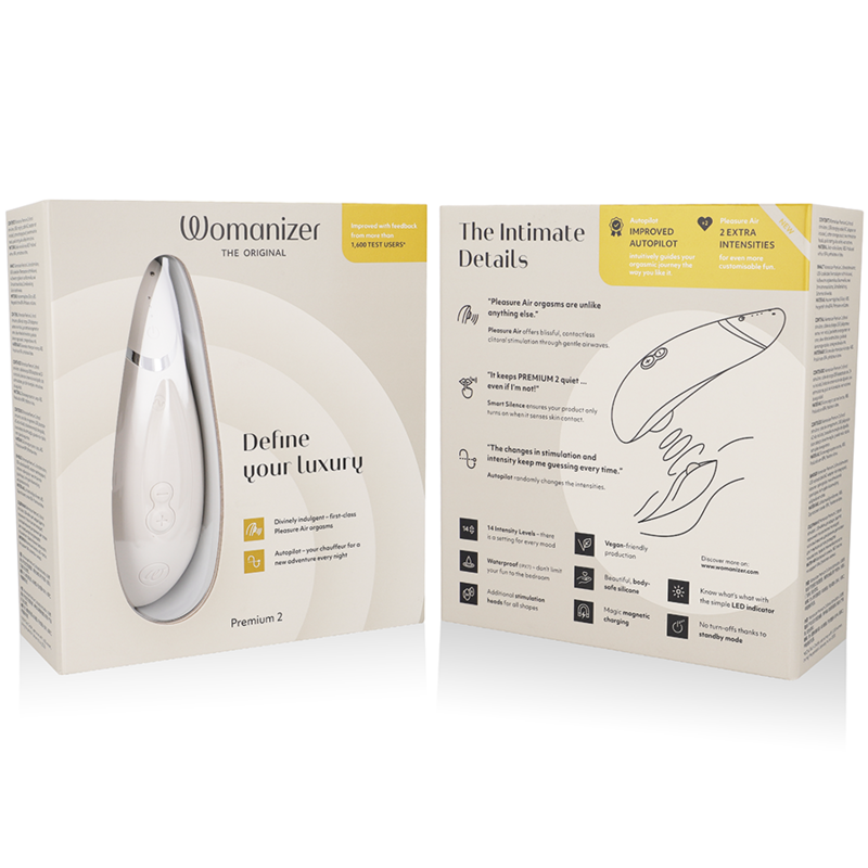 WOMANIZER - PREMIUM 2 STIMULATOR KLITORISA WARM GREY