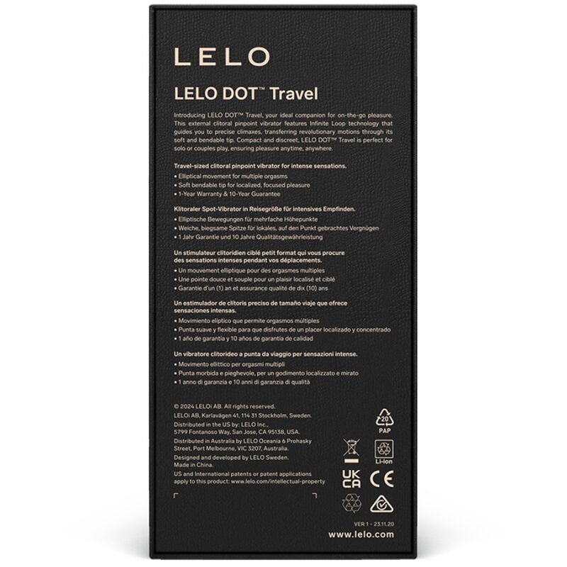 LELO - DOT PUTNI STIMULATOR KLITORISA PINK