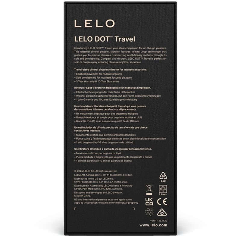 LELO - DOT PUTNI STIMULATOR KLITORISA PURPLE