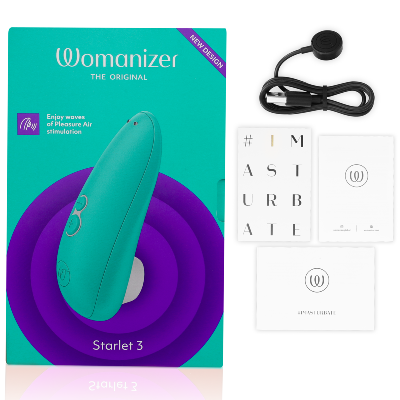 WOMANIZER  - STARLET 3 STIMULATOR KLITORISA TURQUOISE