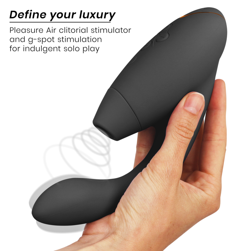 WOMANIZER - DUO 2 G-SPOT VIBRATOR & STIMULATOR KLITORISA BLACK