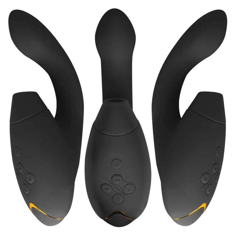 WOMANIZER - DUO 2 G-SPOT VIBRATOR & STIMULATOR KLITORISA BLACK