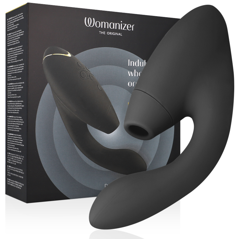 WOMANIZER - DUO 2 G-SPOT VIBRATOR & STIMULATOR KLITORISA BLACK