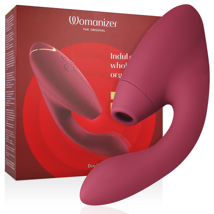 WOMANIZER - DUO 2 G-SPOT VIBRATOR & STIMULATOR KLITORISA BORDO
