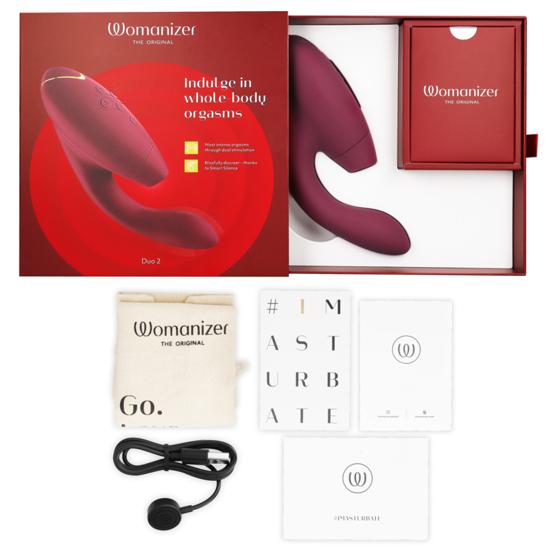 WOMANIZER - DUO 2 G-SPOT VIBRATOR & STIMULATOR KLITORISA BORDO