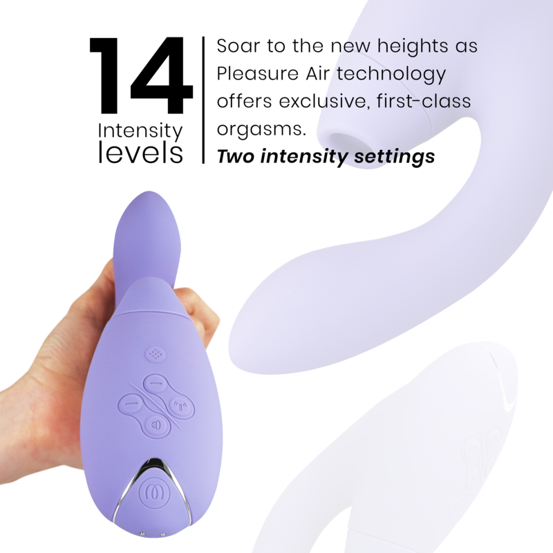 WOMANIZER - DUO 2 G-SPOT VIBRATOR & STIMULATOR KLITORISA LILAC