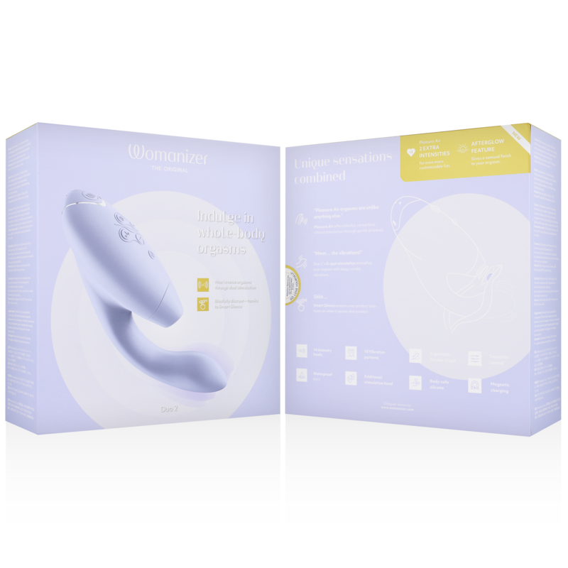 WOMANIZER - DUO 2 G-SPOT VIBRATOR & STIMULATOR KLITORISA LILAC
