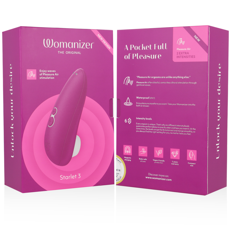 WOMANIZER  - STARLET 3 STIMULATOR KLITORISA VIOLET
