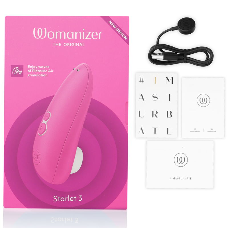 WOMANIZER  - STARLET 3 STIMULATOR KLITORISA PINK