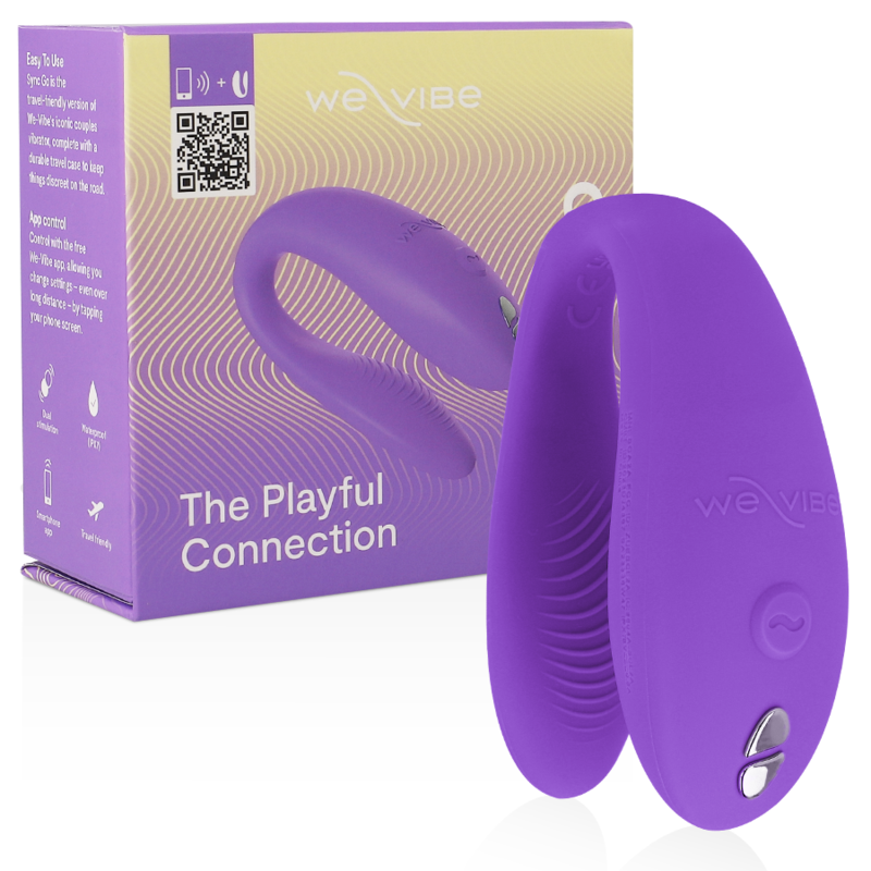 WE-VIBE - SYNC GO DVOSTRUKI STIMULATOR LJUBIČASTE BOJE