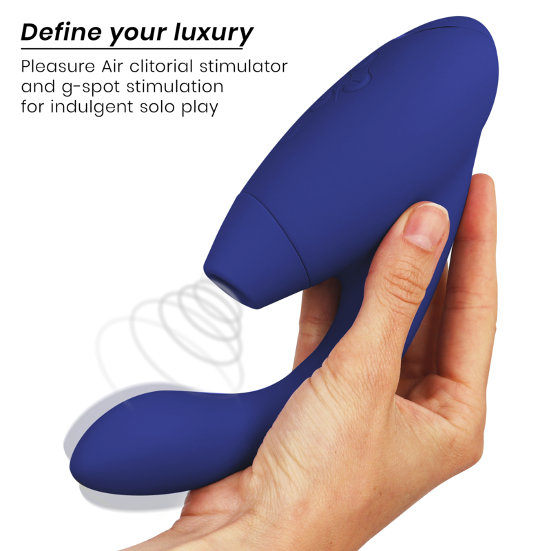 WOMANIZER - DUO 2 G-SPOT VIBRATOR & STIMULATOR KLITORISA BLUE