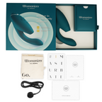 WOMANIZER - DUO 2 G-SPOT VIBRATOR & STIMULATOR KLITORISA BLUE PETROL