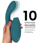 WOMANIZER - DUO 2 G-SPOT VIBRATOR & STIMULATOR KLITORISA BLUE PETROL