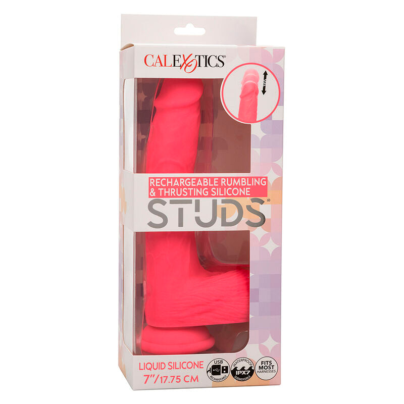 CALEXOTICS - STUDS REALISTIČNI DILDO VIBRATOR PINK