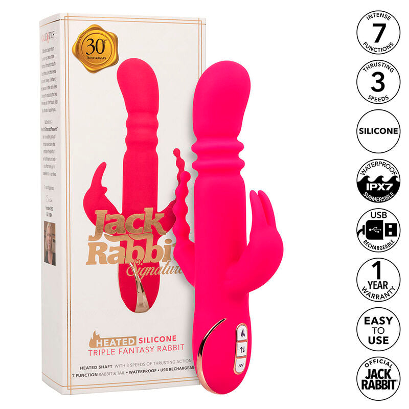 CALEXOTICS - JACK FANTASY TROSTRUKI GRIJANI RABBIT VIBRATOR PINK