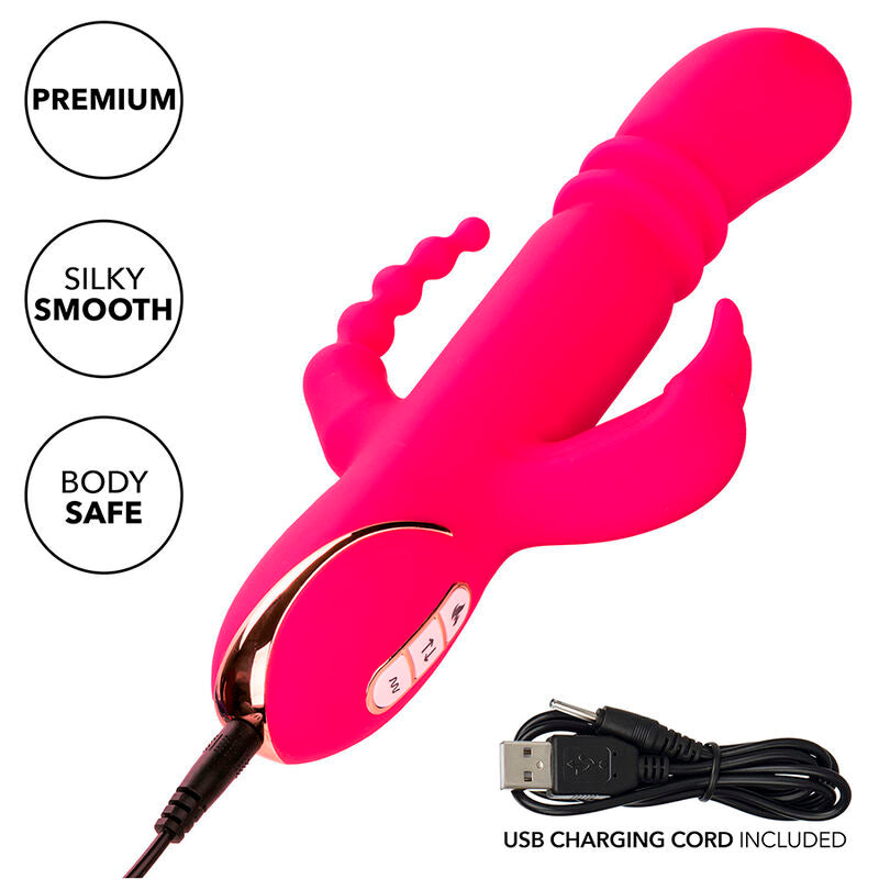 CALEXOTICS - JACK FANTASY TROSTRUKI GRIJANI RABBIT VIBRATOR PINK