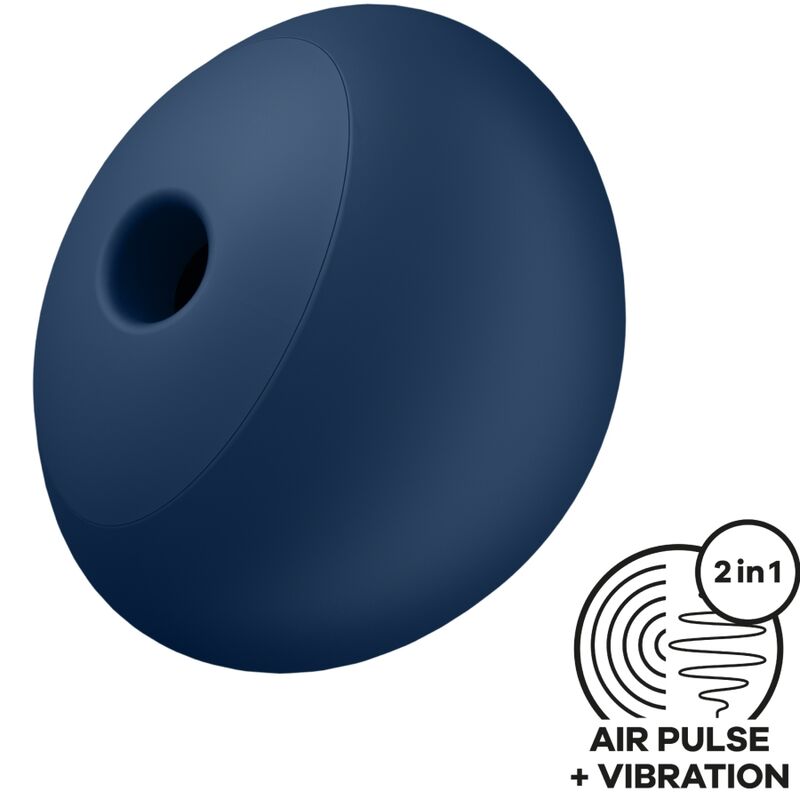 SATISFYER - AIR POWER 4 STIMULATOR I VIBRATOR 12 VIBRACIJA PLAVI