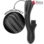 IBIZA - VISOKOTEHNOLOŠKO RABITT ČETKANJE VIŠEĆELIJSKIM KLITORIJALNIM I DVOSTRUKIM VALOVIM VIBRATOROM