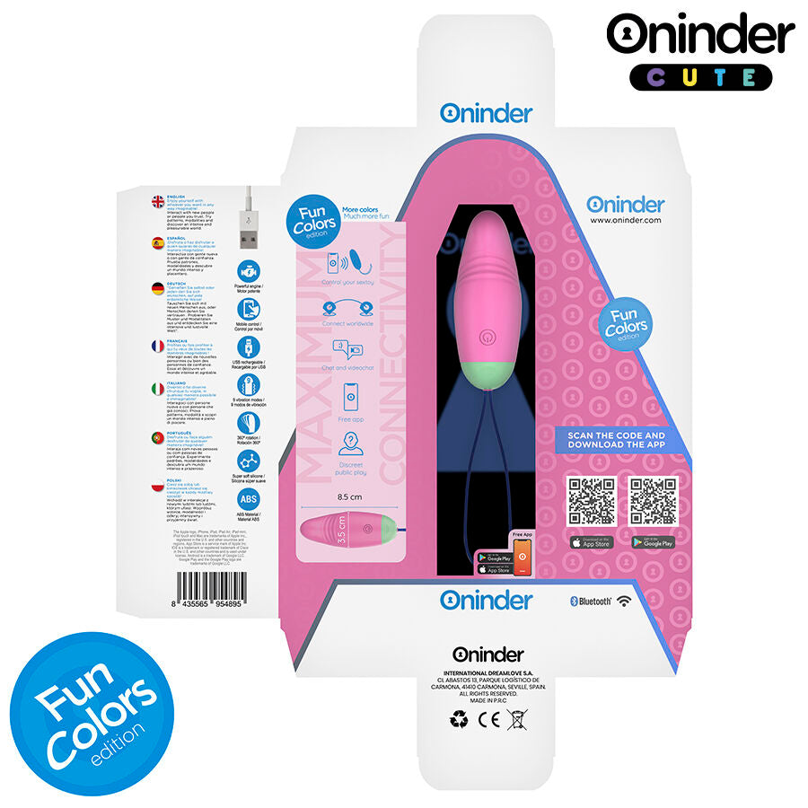 ONINDER CUTE - LJUBITELJ UGODE VIBRO-ROTIRAJUĆE JAJE