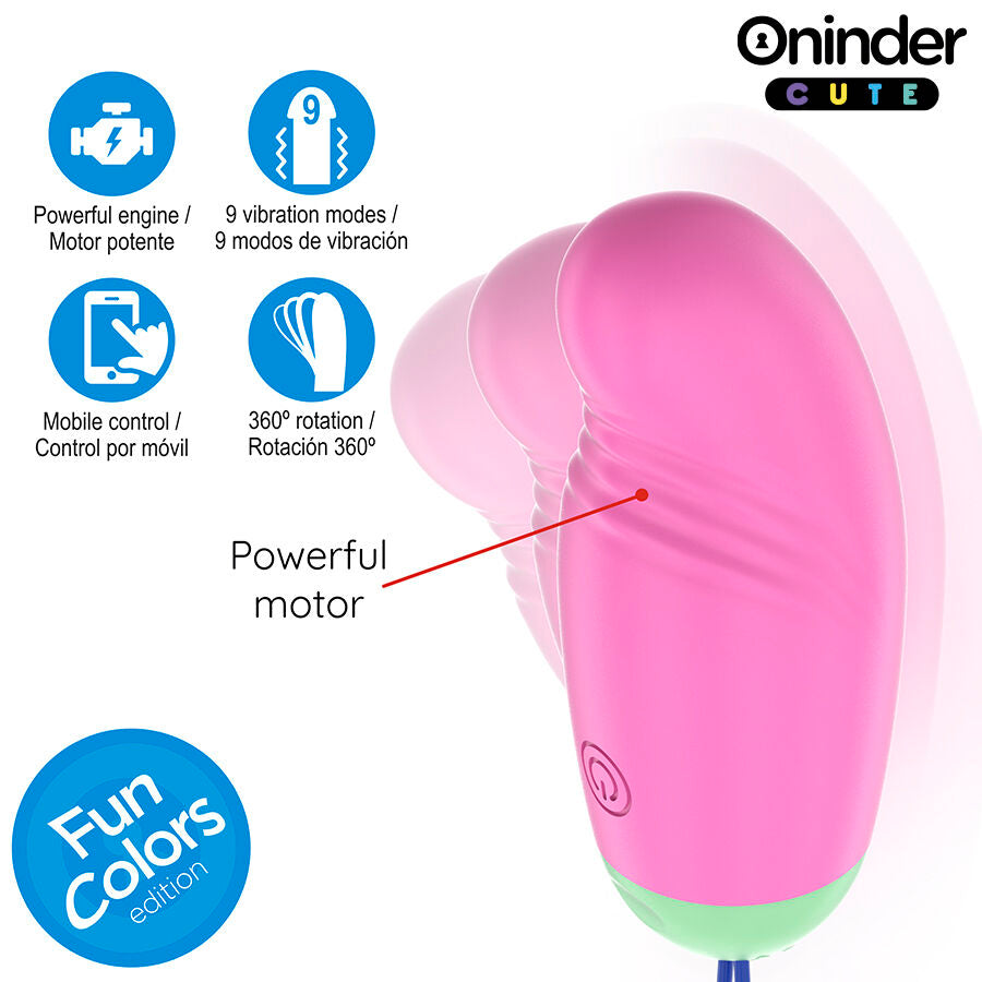 ONINDER CUTE - LJUBITELJ UGODE VIBRO-ROTIRAJUĆE JAJE