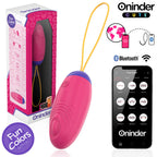 ONINDER CUTE - LJUBITELJ UGODE SILIKONSKO JAJE S VIBRO-VALOVIMA I TAPKANJEM