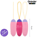 ONINDER CUTE - LJUBITELJ UGODE SILIKONSKO JAJE S VIBRO-VALOVIMA I TAPKANJEM